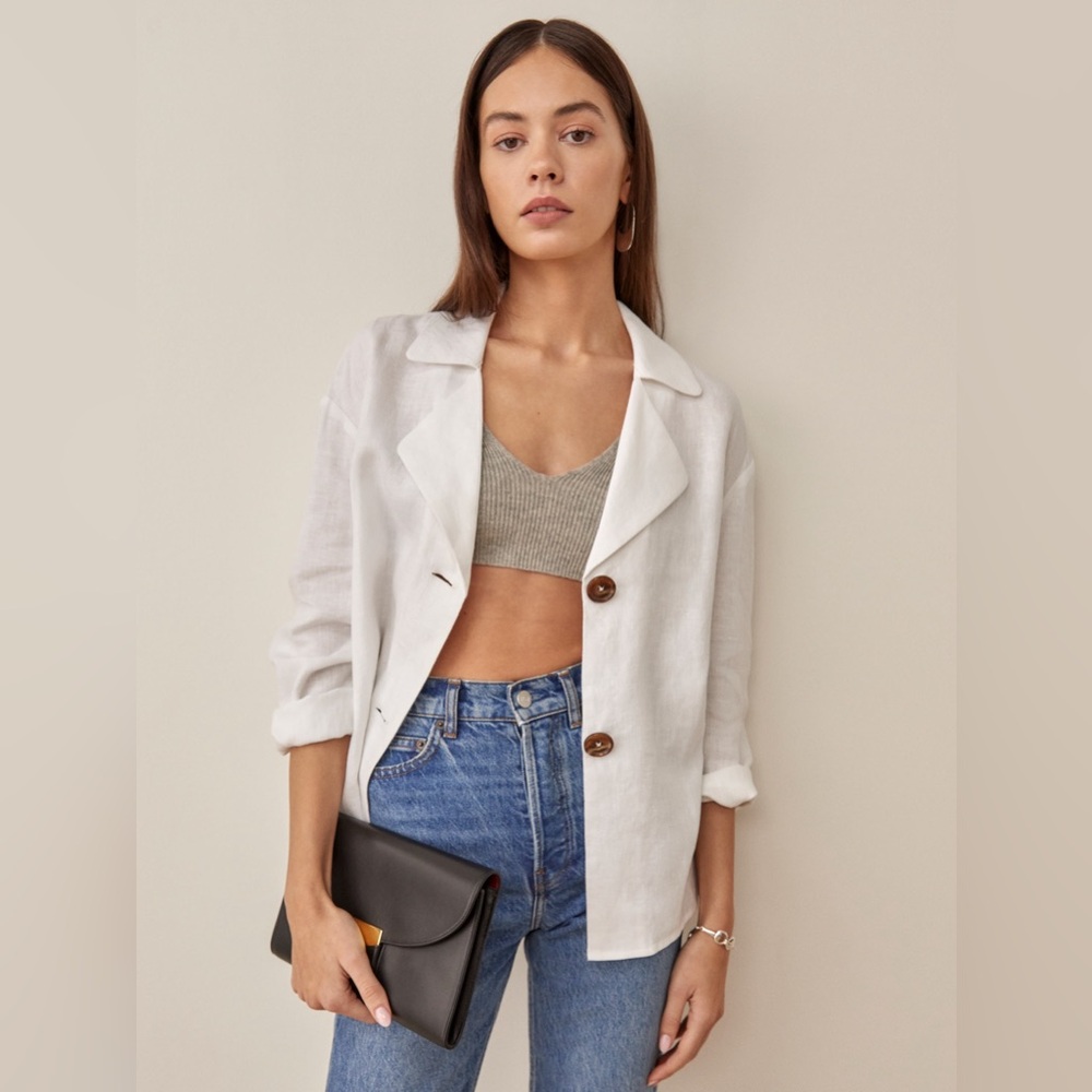 Reformation - Alfonso Linen Top